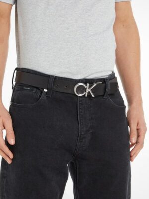 Calvin Klein Ledergürtel »ADJ/REV CK METAL«