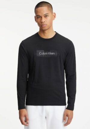 Calvin Klein Longsleeve »BOX STRIPED LOGO LS T-SHIRT«