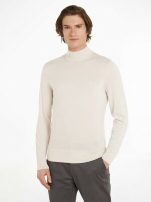 Calvin Klein Rollkragenpullover »MERINO MOCK NECK SWEATER«