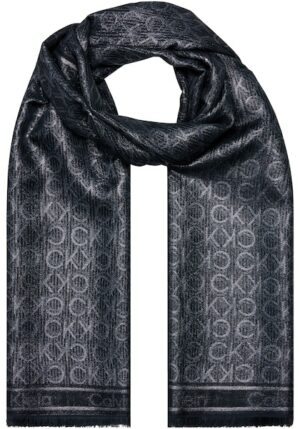 Calvin Klein Schal »MONO JACQUARD TONAL SCARF 70X180«