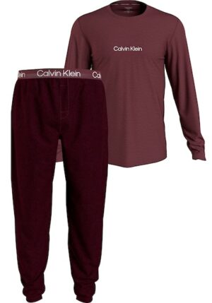 Calvin Klein Schlafanzug »L/S JOGGER SET«