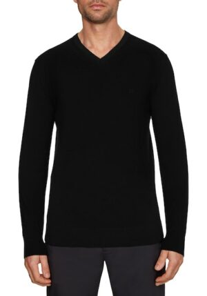 Calvin Klein Strickpullover »MERINO VNECK SWEATER«