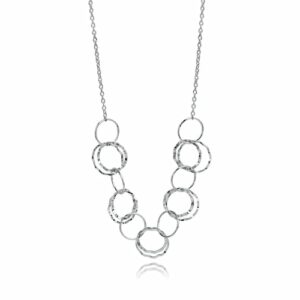 CELESTA Collierkettchen »925 Silber rhodiniert + diamantiert«