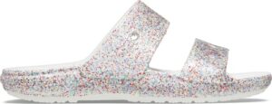 Crocs Pantolette »Classic Sprinkle Glitter Sandal K«