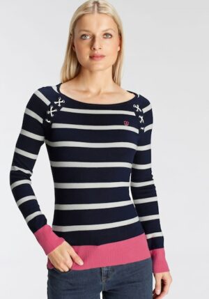 DELMAO Streifenpullover