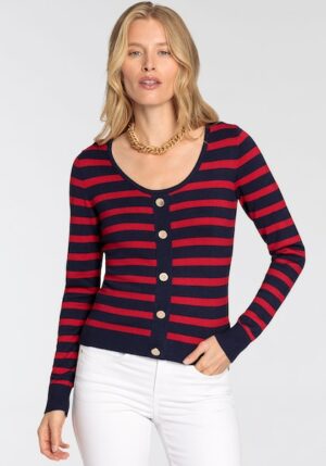 DELMAO Streifenpullover
