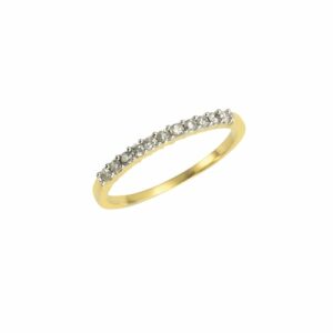 Diamonds by Ellen K. Fingerring »585 Gold 11 Brillanten =0