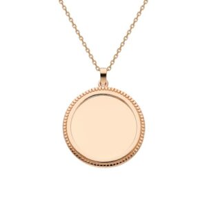 dKeniz Kette mit Anhänger »925/- Sterling Silber rosevergoldet Glänzend 43