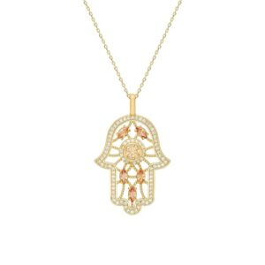 dKeniz Kette mit Anhänger »925/- Sterling Silber vergoldet Glänzend 19
