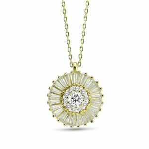 dKeniz Kette mit Anhänger »925/- Sterling Silber vergoldet Sun«
