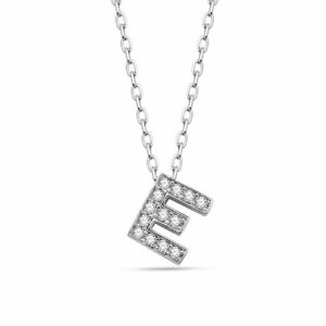 dKeniz Kette mit Anhänger »Buchstabe E 925/- Sterling Silber«