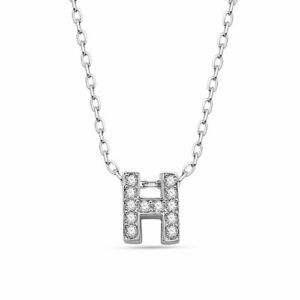 dKeniz Kette mit Anhänger »Buchstabe H 925/- Sterling Silber«