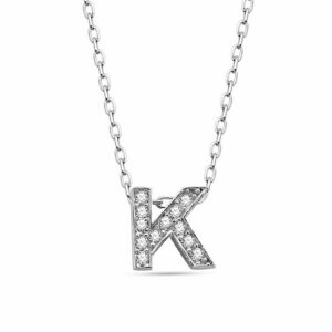 dKeniz Kette mit Anhänger »Buchstabe K 925/- Sterling Silber«