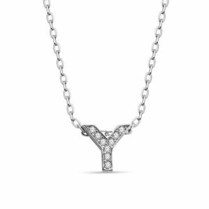 dKeniz Kette mit Anhänger »Buchstabe Y 925/- Sterling Silber«