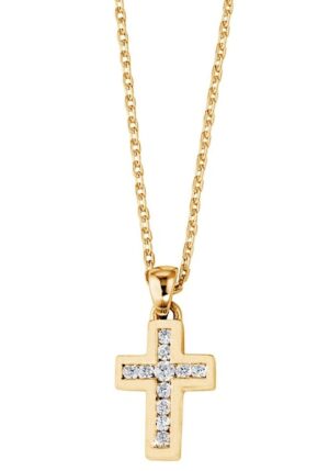 DOOSTI Kette mit Anhänger »Schmuck Silber 925 Halsschmuck Ankerkette«