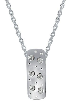 DOOSTI Kette mit Anhänger »Schmuck Silber 925 Halsschmuck Ankerkette«