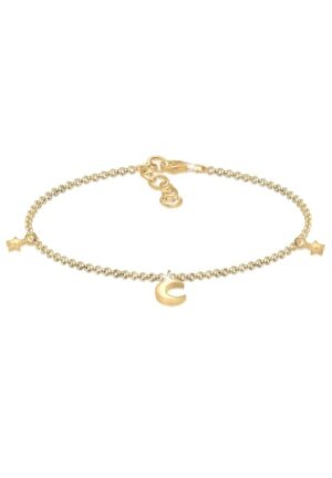 Elli Armband »Halbmond Sterne Astro 925 Sterling Silber«