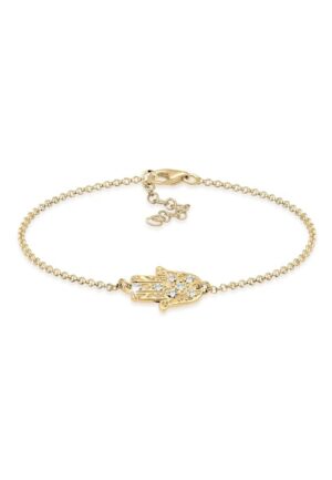 Elli Armband »Hamsa Hand Kristalle 925 Silber«
