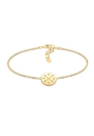 Elli Armband »Kompass Wanderlust Reise Trend 925 Sterling Silber«