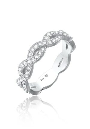 Elli Fingerring »Infinity Kristalle Unendlichkeit Liebe 925 Silber«