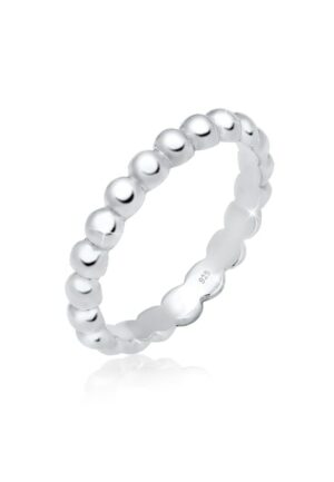 Elli Fingerring »Stacking Ring Kügelchen 925 Silber«