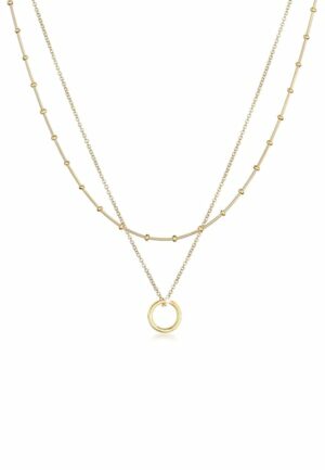 Elli Gliederkette »Layer Kugelkette Kreis Rund 925 Silber«