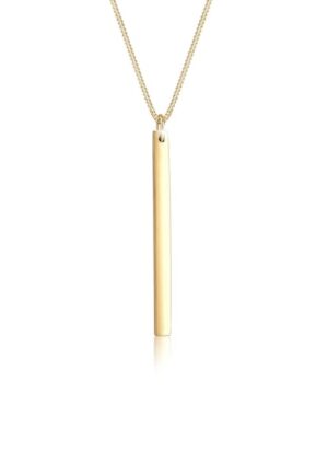 Elli Kette mit Anhänger »Panzerkette Geo Symbol Stab Layer Cool 925 Silber«