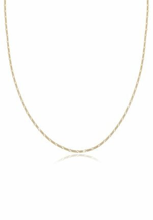 Elli Kette ohne Anhänger »Basic Figaro-Kette Klassisch 925 Sterling Silber«
