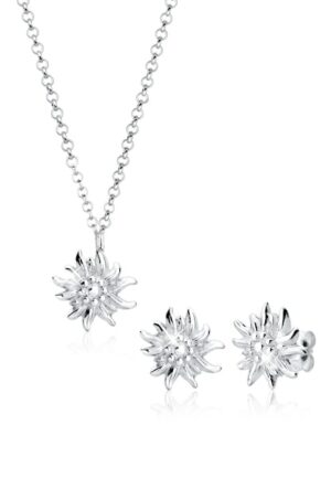 Elli Schmuckset »Elli Schmuckset Edelweiss Tracht 925 Silber«