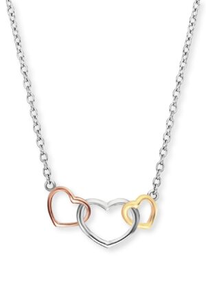 Engelsrufer Kette mit Anhänger »3 HERZEN SILBER TRICOLOR