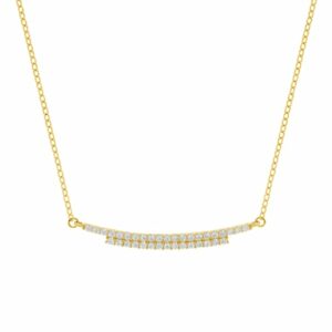 Fascination by Ellen K. Collierkettchen »375 Gold Zirkonia«