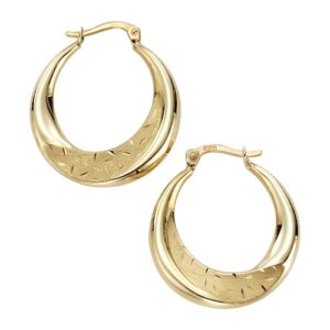 Fascination by Ellen K. Paar Creolen »Gold 333 glanz matt«