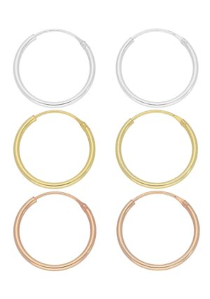 Firetti Creolen-Set »Multipack Schmuck Geschenk Silber 925 Ohrschmuck Creolenset«