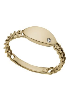 Firetti Diamantring »Schmuck Geschenk Gold 333 Damenring Goldring Panzerkette«