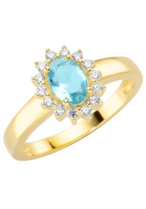 Firetti Fingerring »Schmuck Geschenk Silber 925 Silberring Blüte«
