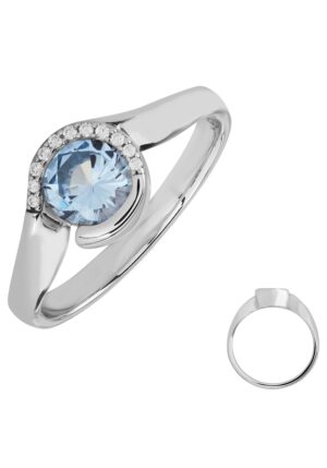 Firetti Fingerring »Schmuck Geschenk Silber 925 Silberring Kreis halbrund«