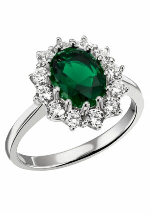 Firetti Fingerring »Schmuck Geschenk Silber 925 Silberring Lady D handgefertigt«