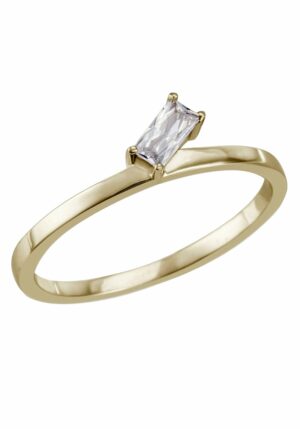 Firetti Fingerring »Schmuck Geschenk Silber 925 Silberring Ring Baguette gefasst glitzernd«