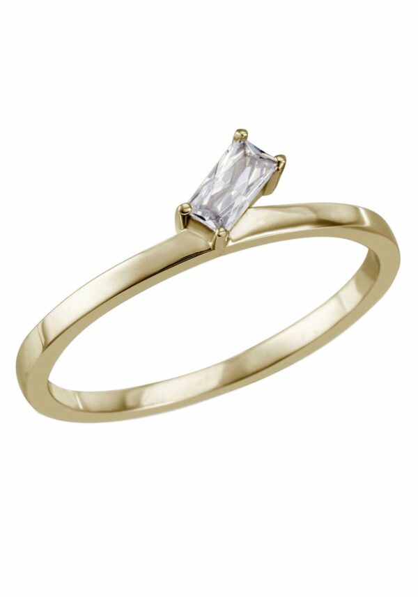 Firetti Fingerring »Schmuck Geschenk Silber 925 Silberring Ring Baguette gefasst glitzernd«