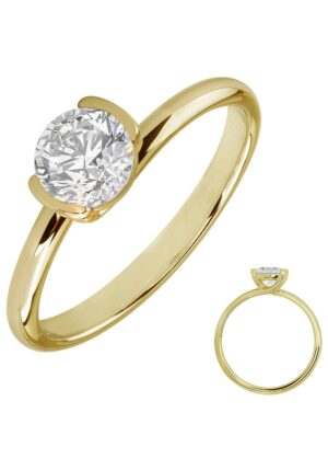 Firetti Fingerring »Schmuck Geschenk Silber 925 Silberring Solitär«