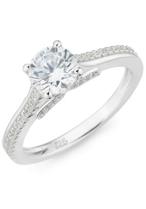 Firetti Fingerring »Schmuck Geschenk Silber 925 Silberring Verlobungsring«