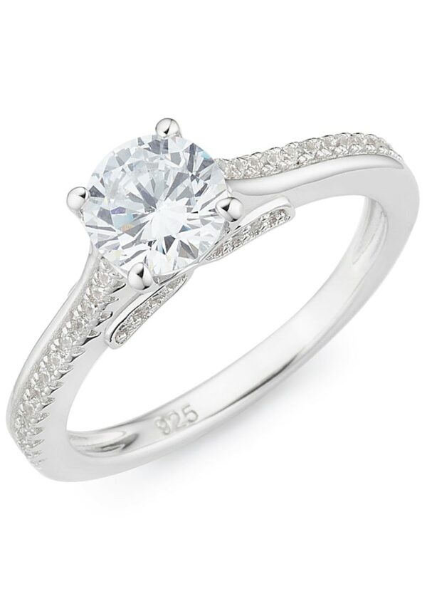 Firetti Fingerring »Schmuck Geschenk Silber 925 Silberring Verlobungsring«