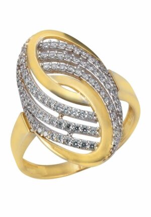 Firetti Goldring »Schmuck Geschenk Gold 375 Damenring Goldring«