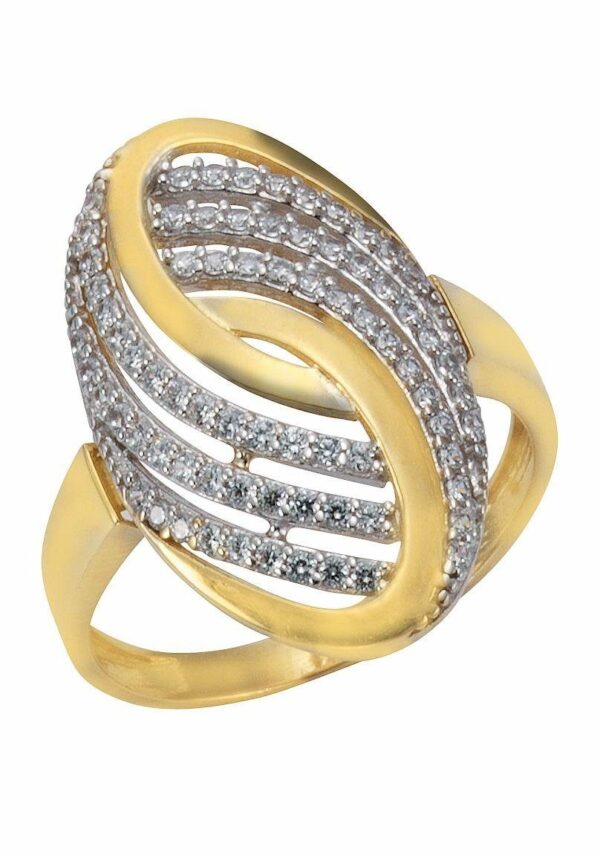 Firetti Goldring »Schmuck Geschenk Gold 375 Damenring Goldring«