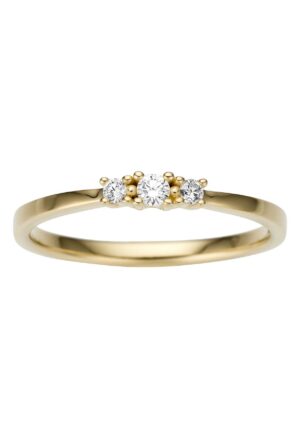 Firetti Goldring »Schmuck Geschenk Gold 585 Damenring Goldring«