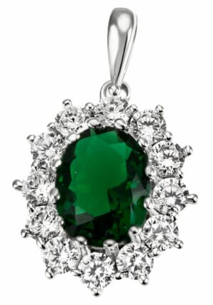 Firetti Kettenanhänger »Schmuck Geschenk Silber 925 Halsschmuck Anhänger Lady D Royal«