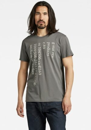 G-Star RAW Kurzarmshirt »T-Shirt Lower case text«