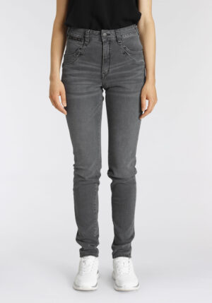 Herrlicher High-waist-Jeans »PIPER HI SLIM ORGANIC DENIM CASHMERE TOUCH«