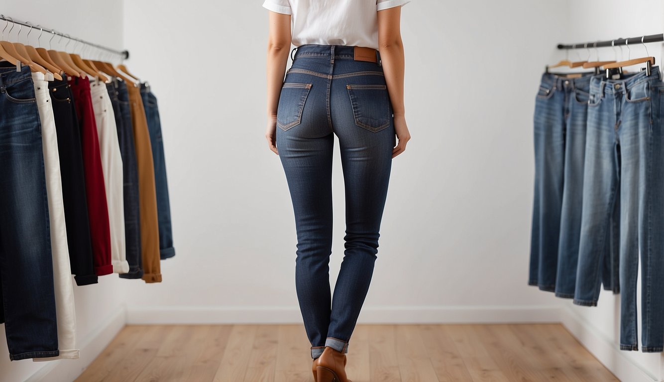 Die ideale Jeans für Birnenform