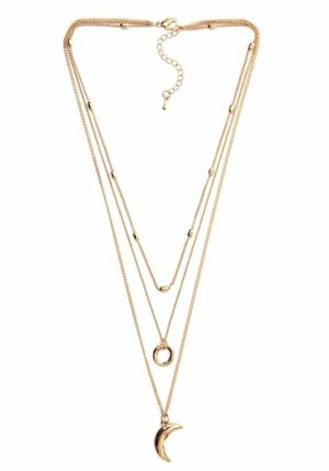 J.Jayz Collier »Layering Kette mit Mond als Anhänger«